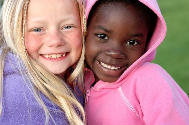 Two children smiling l Kid's Dentist Decatur IL