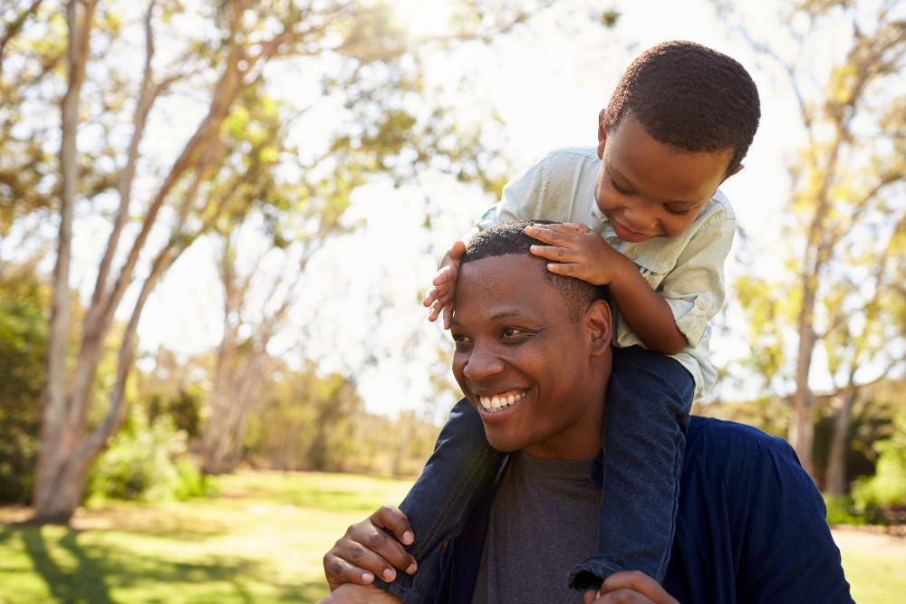 Father & Son playing | Dental Emergencies Decatur, IL