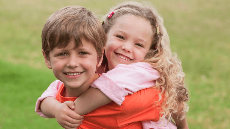 Kids playing after a dental visit to Jerger Pediatric Dentistry